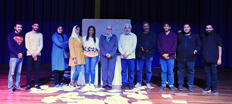 طلبة جامعة البحرين يشاركون في المهرجان المسرحي الخليجي بجدة