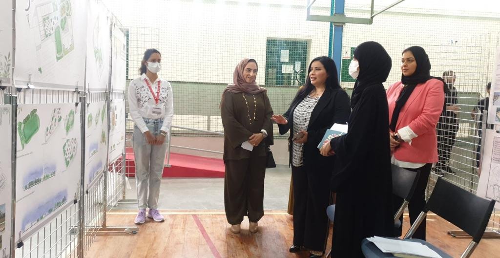 Students of the Department of Architecture and Interior Design at the University of Bahrain Design a Metro Station Project in Sakhir