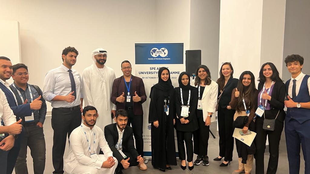 The Team of the University of Bahrain Wins Third Place in the Student Competition of ADIPEC 2022 Conference