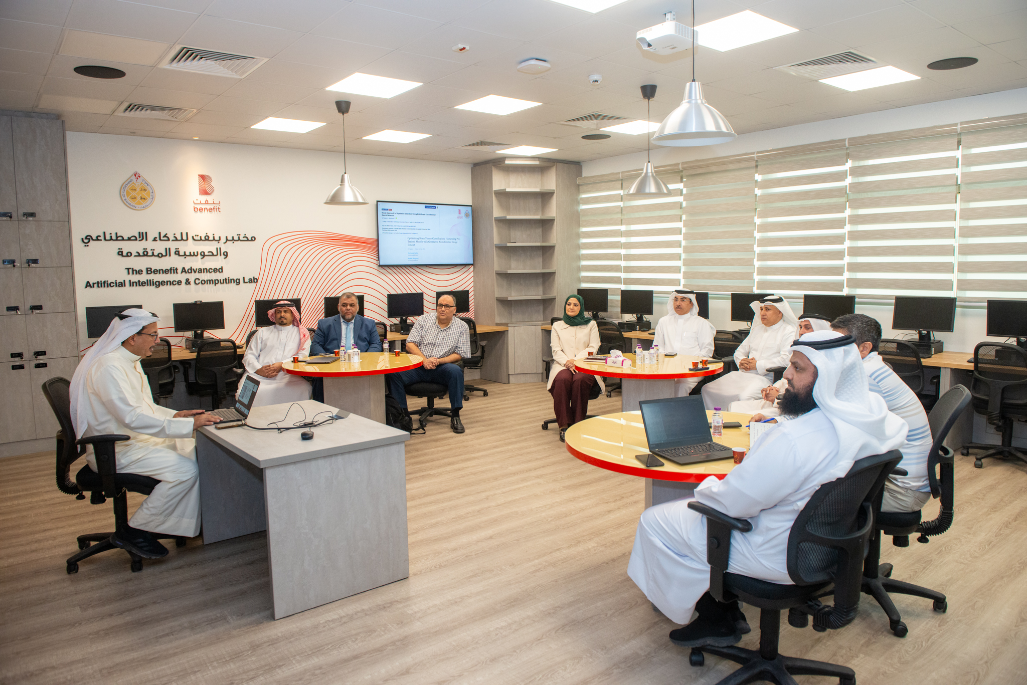 اللجنة التنسيقية لمختبر بنفت للذكاء الاصطناعي تستعرض معدلات استخدام المختبر
