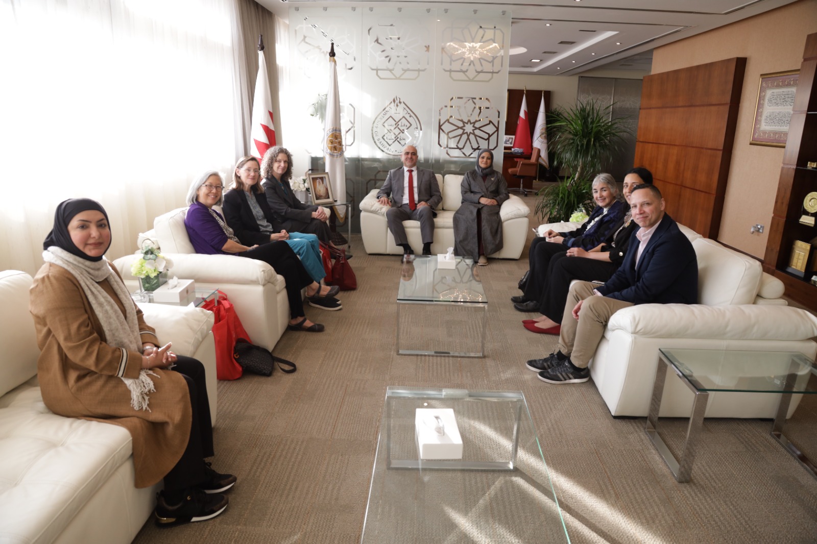 University of Bahrain Welcomes a Visiting Delegation from Boston University