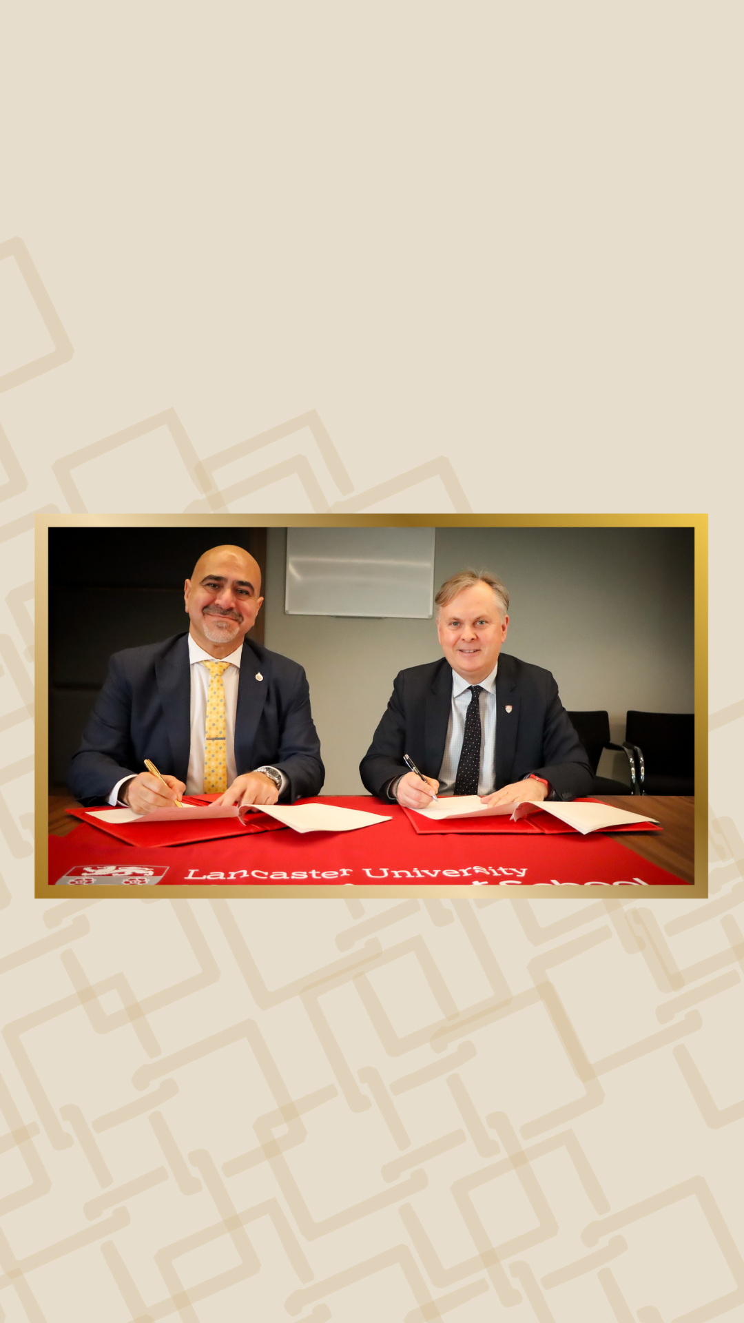 جامعة البحرين وجامعة لانكستر البريطانية توقعان مذكرة تفاهم للتعاون المشترك