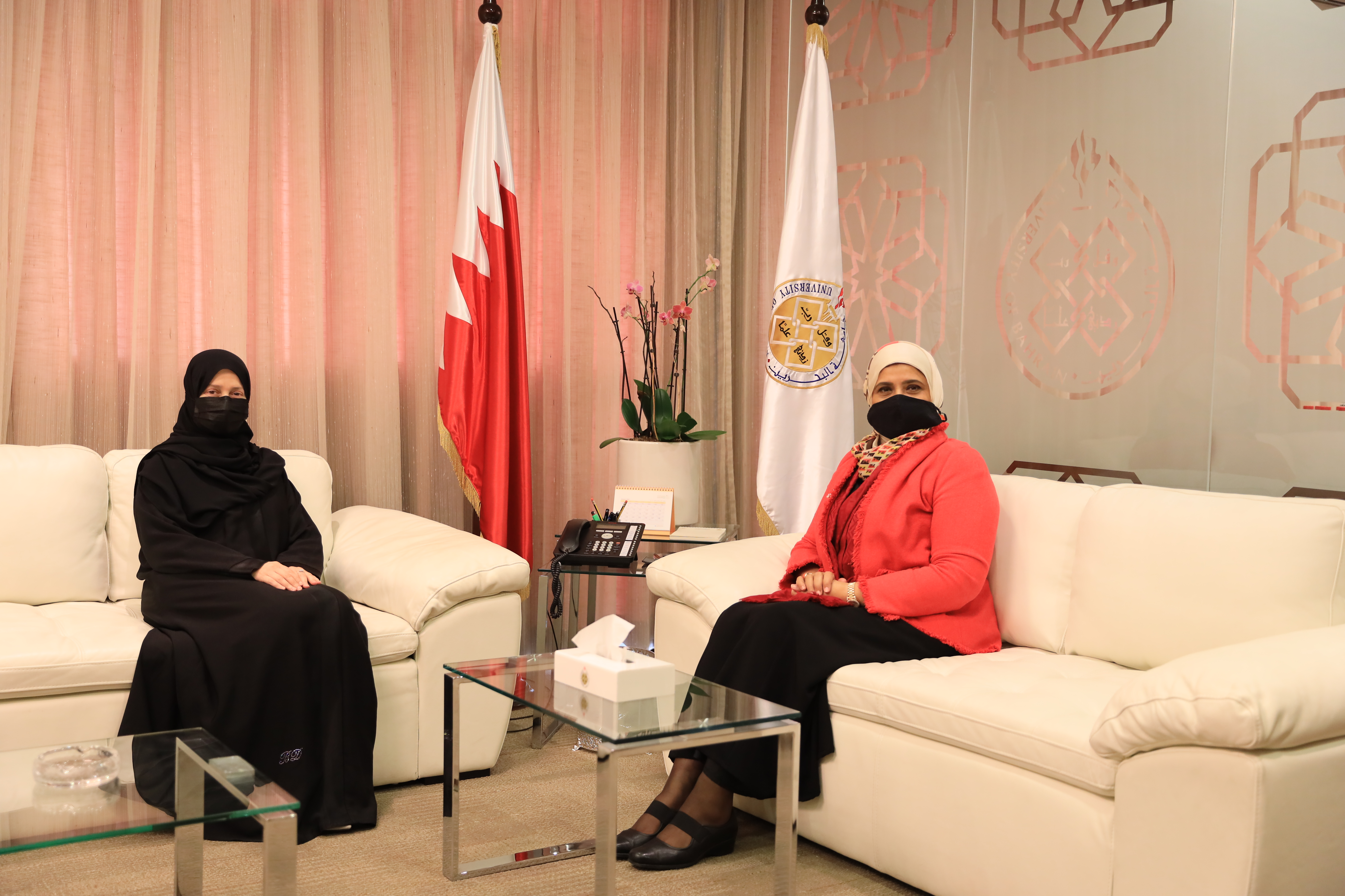 UOB President Receives the Assistant Undersecretary for Shared Financial Services at the Ministry of Finance and National Economy