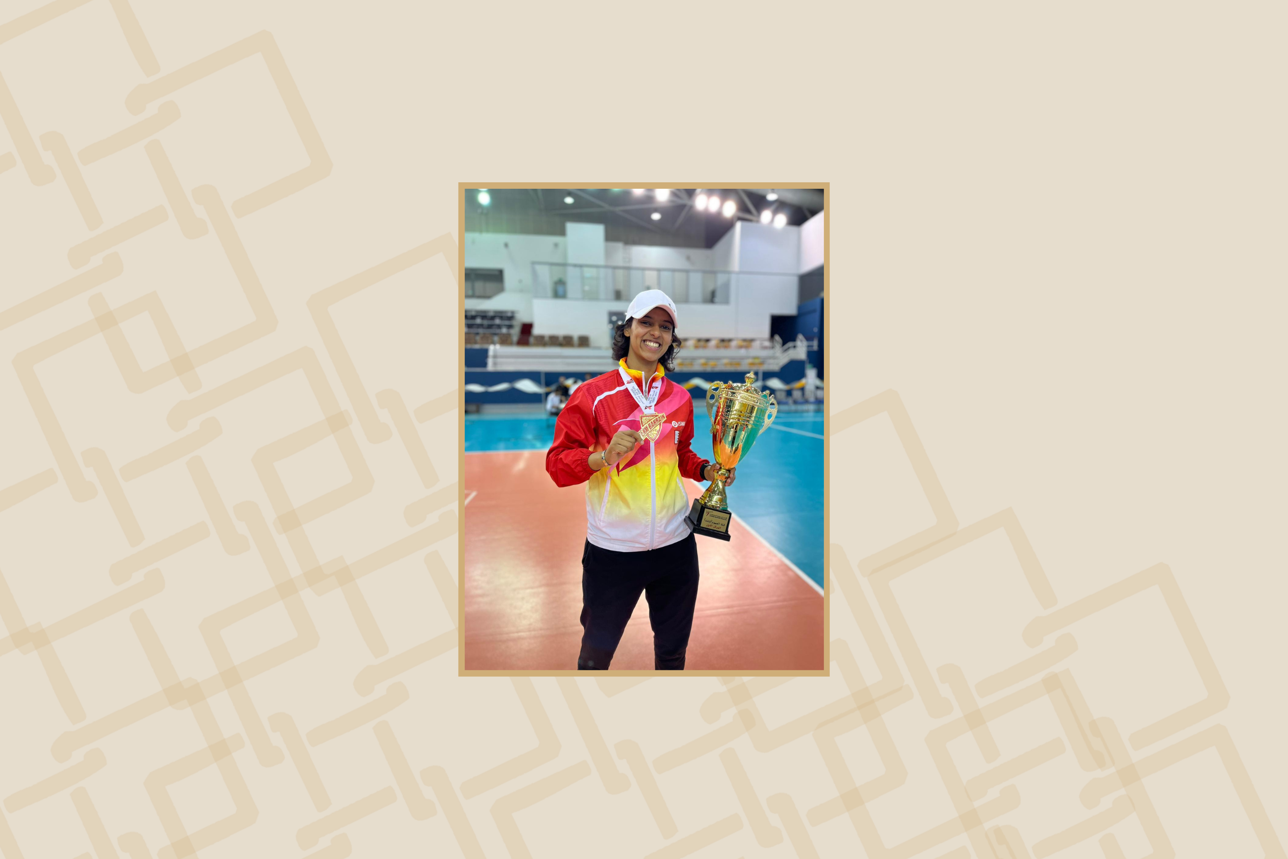 طالبة بجامعة البحرين تحرز ذهبية بطولة البحرين الأولى للتيكواندو 2022