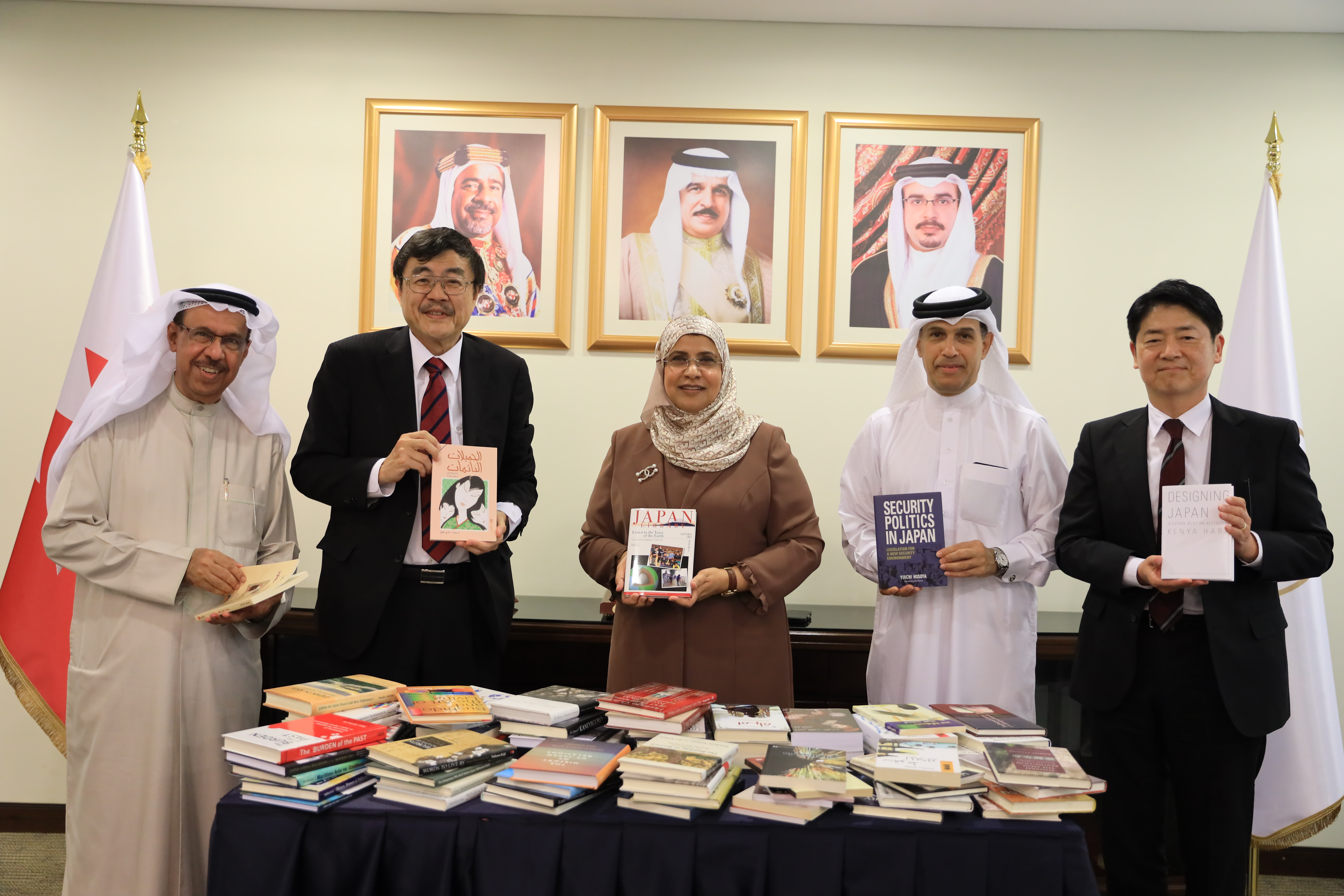 A Number of Books and Scientific Resources Were Donated to The University The President of UoB Receives the Ambassador of Japan