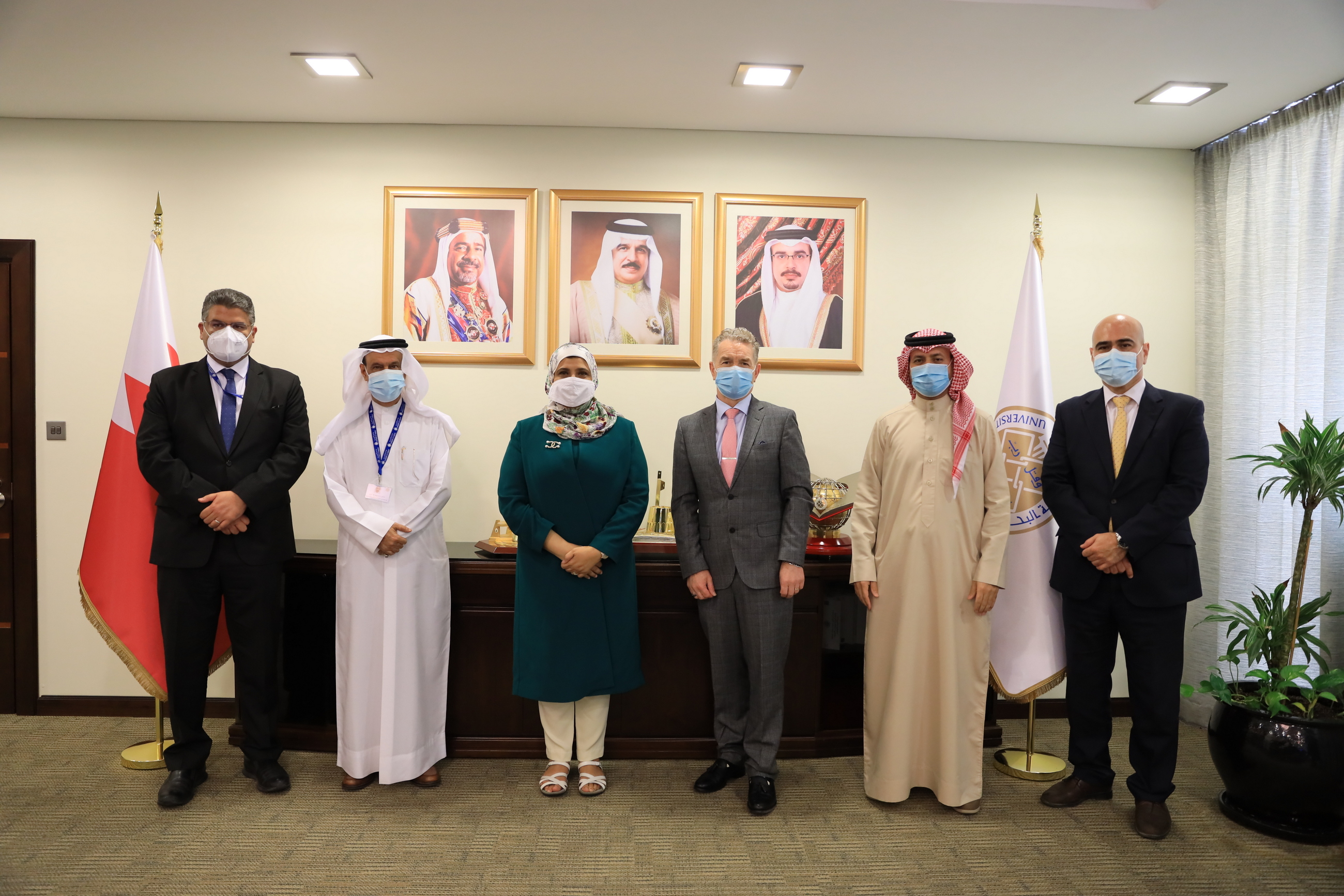 رئيسة جامعة البحرين تستقبل الرئيس التنفيذي لبوليتكنك البحرين